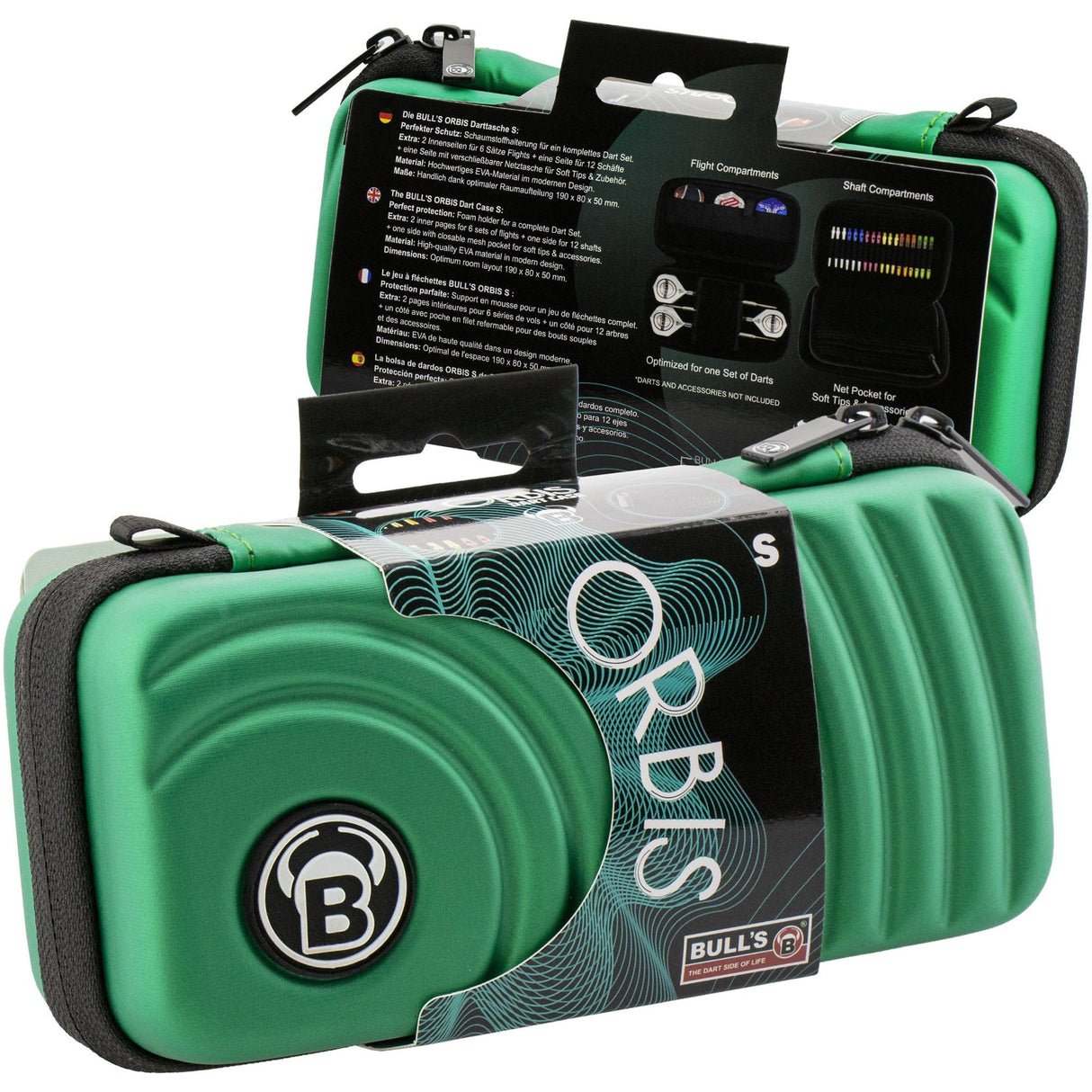BULL'S Orbis Dart Case - Strong EVA Material - S - Colours