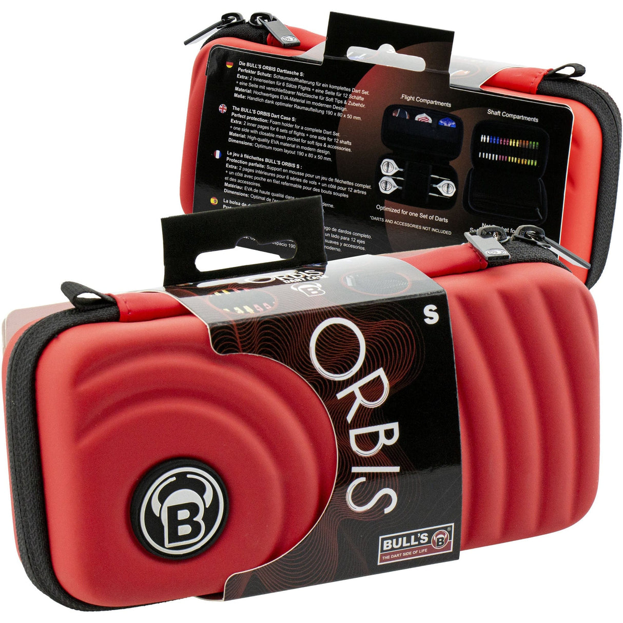 BULL'S Orbis Dart Case - Strong EVA Material - S - Colours