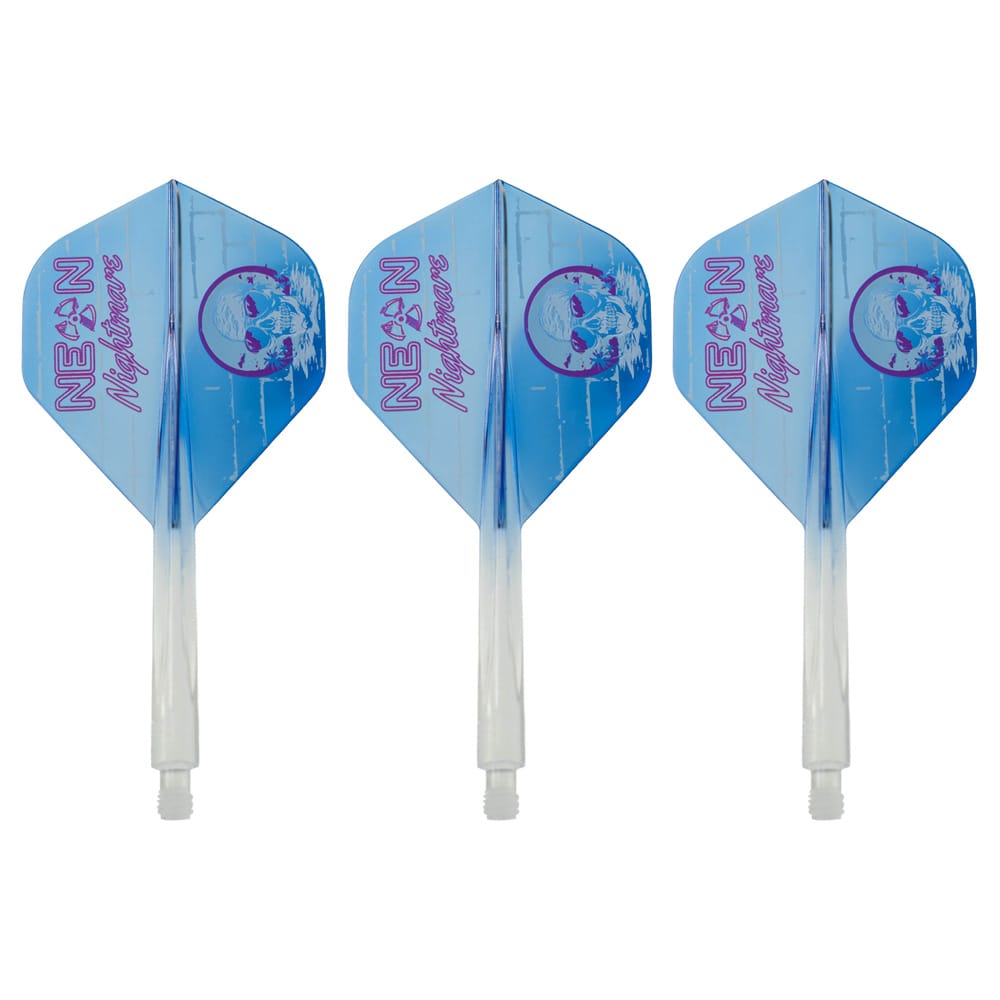 Condor AXE Dart Flights - Stowe Buntz - Clear Blue