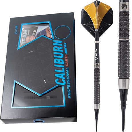 Caliburn Player Darts - Soft Tip - 95% - Black Titanium - ET II 20g