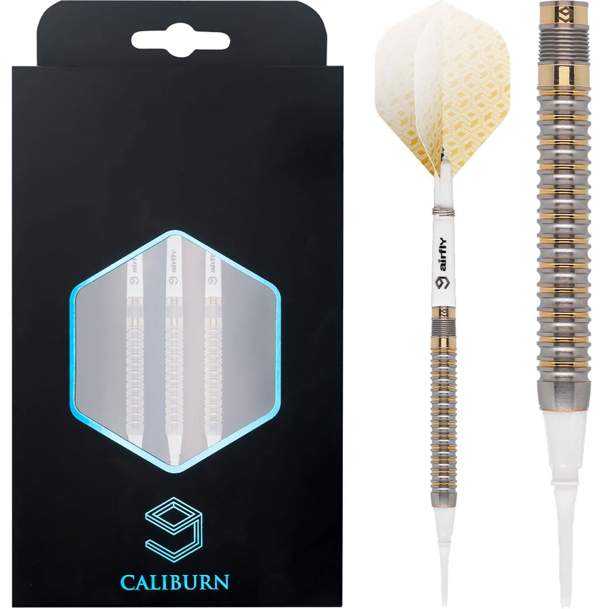 Caliburn Artisan II Darts - Soft Tip - 90% - Gold 18g