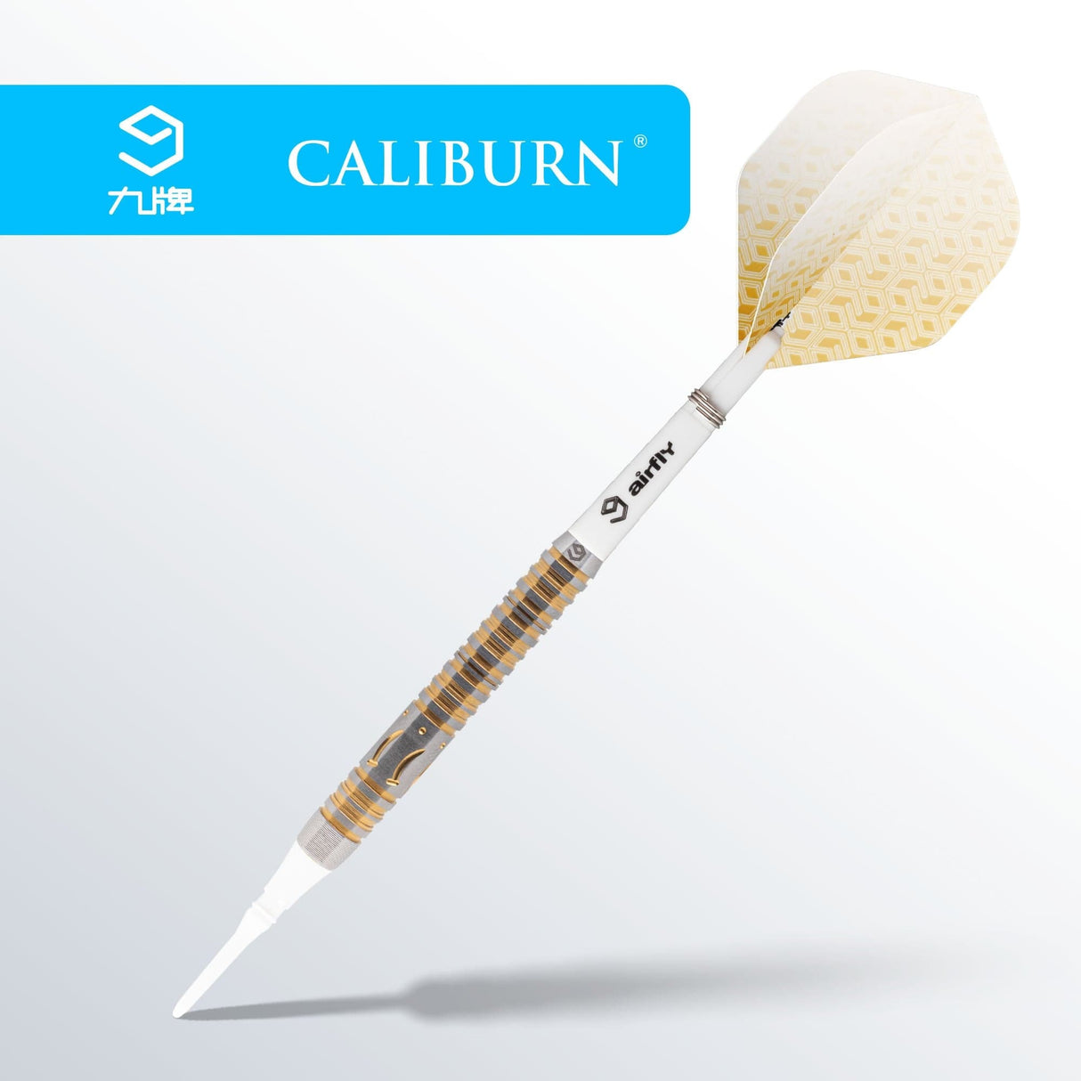 *Caliburn Player Darts - Soft Tip - 90% - Gold Titanium - Banana 21g