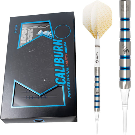 Caliburn Player Darts - Soft Tip - 90% - Blue Ring - Ice Cat 19g