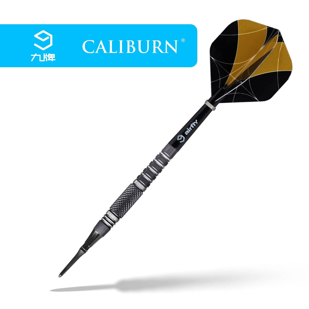 *Caliburn Marshal Darts - Soft Tip - 90% - M1 - Black Titanium