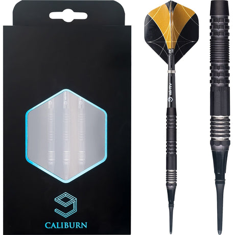 *Caliburn Matrix I Darts - Soft Tip - 90% - C1 - Black 18g