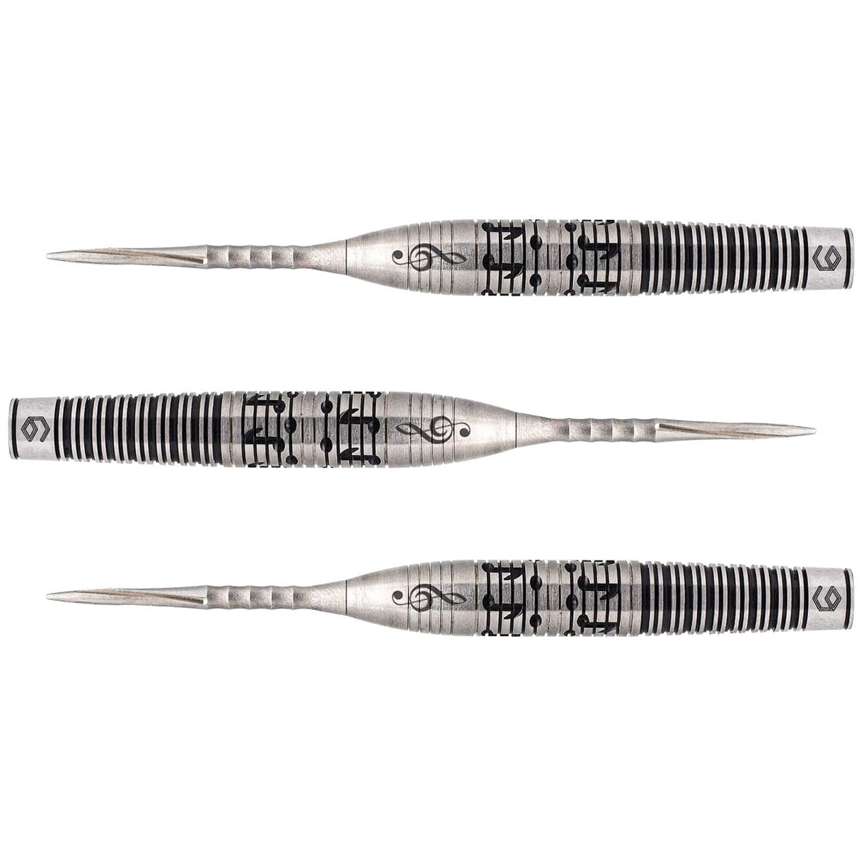 Caliburn Player Darts - Steel Tip - 90% - Black Rings - Melody