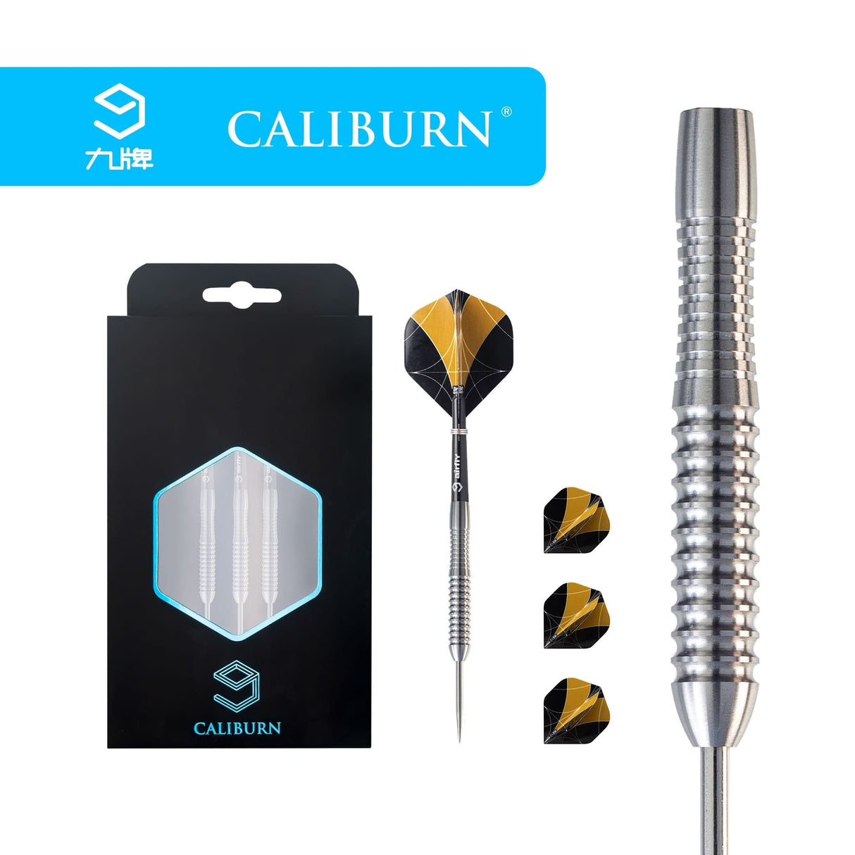 *Caliburn Mermaid Darts - Steel Tip - 90% - Natural - 23g 23g