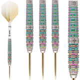 Caliburn Player Darts - Steel Tip - 95% - Rainbow Coating - Raine 22g
