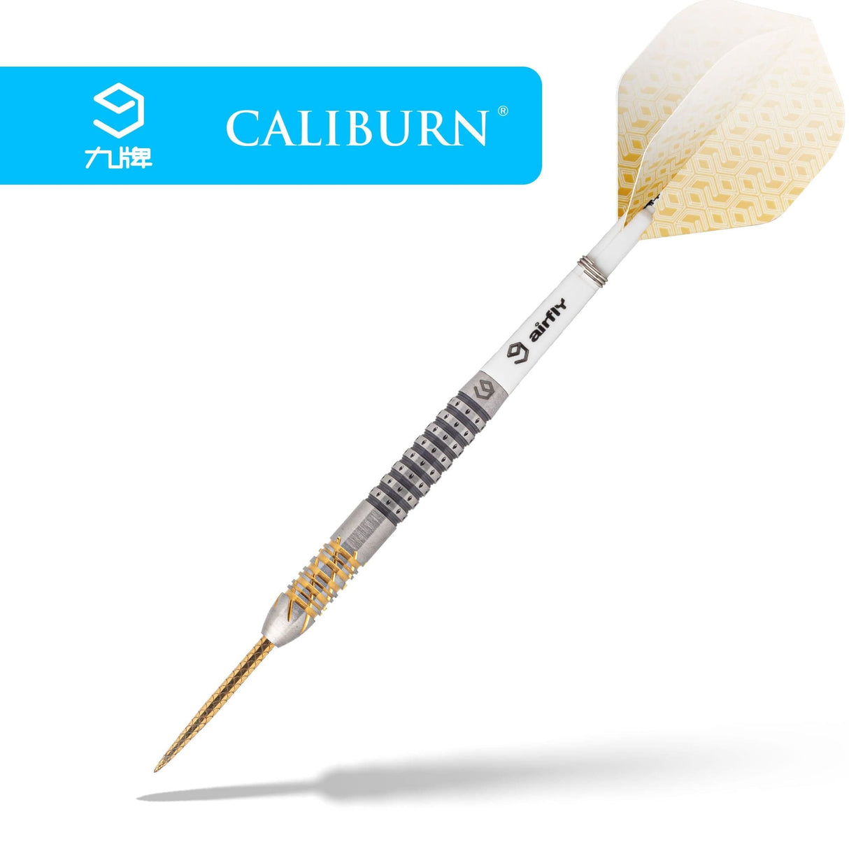 Caliburn Player Darts - Steel Tip - 95% - Black & Gold - Sandy II 23g