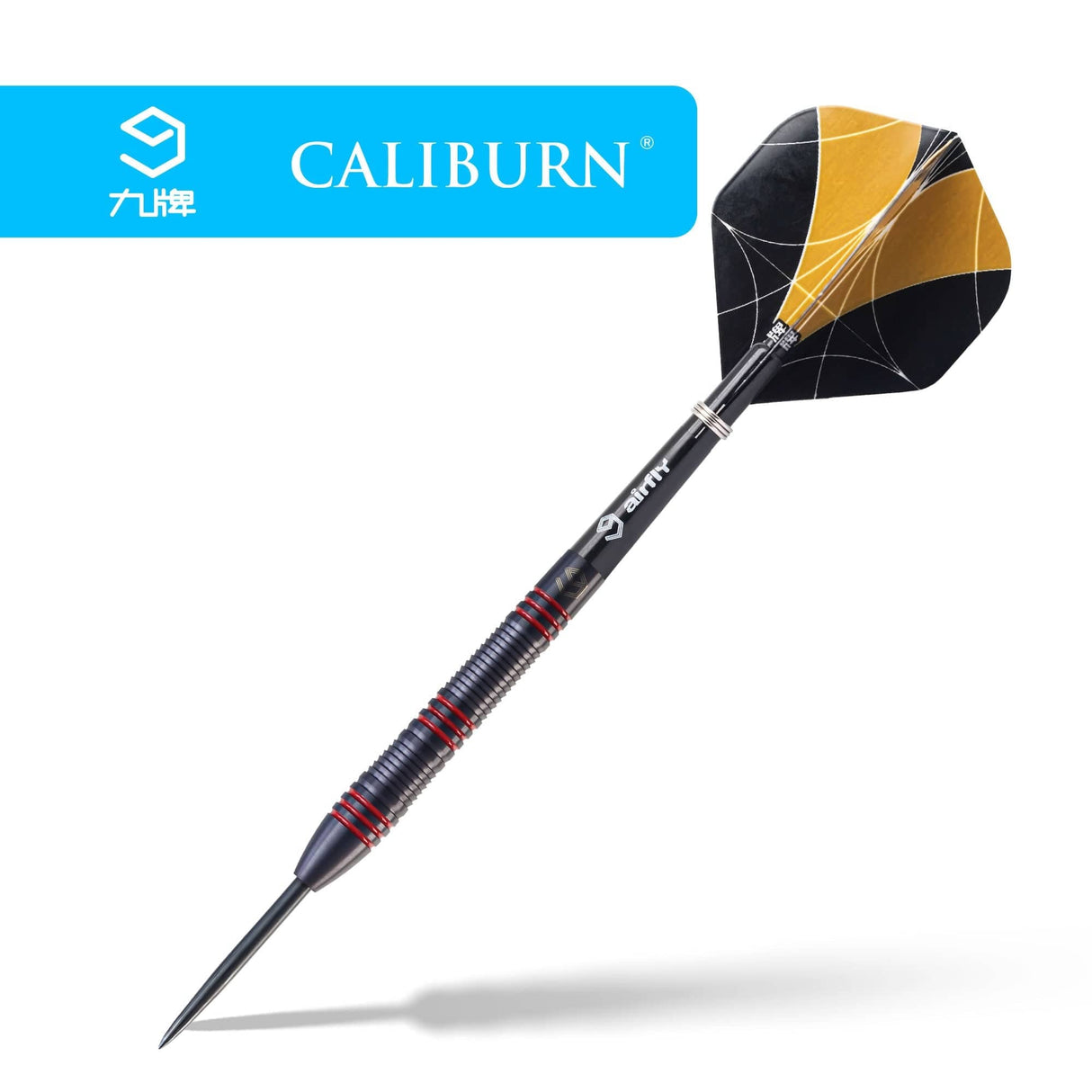 *Caliburn The Rock Darts - Steel Tip - 90% - Black & Red