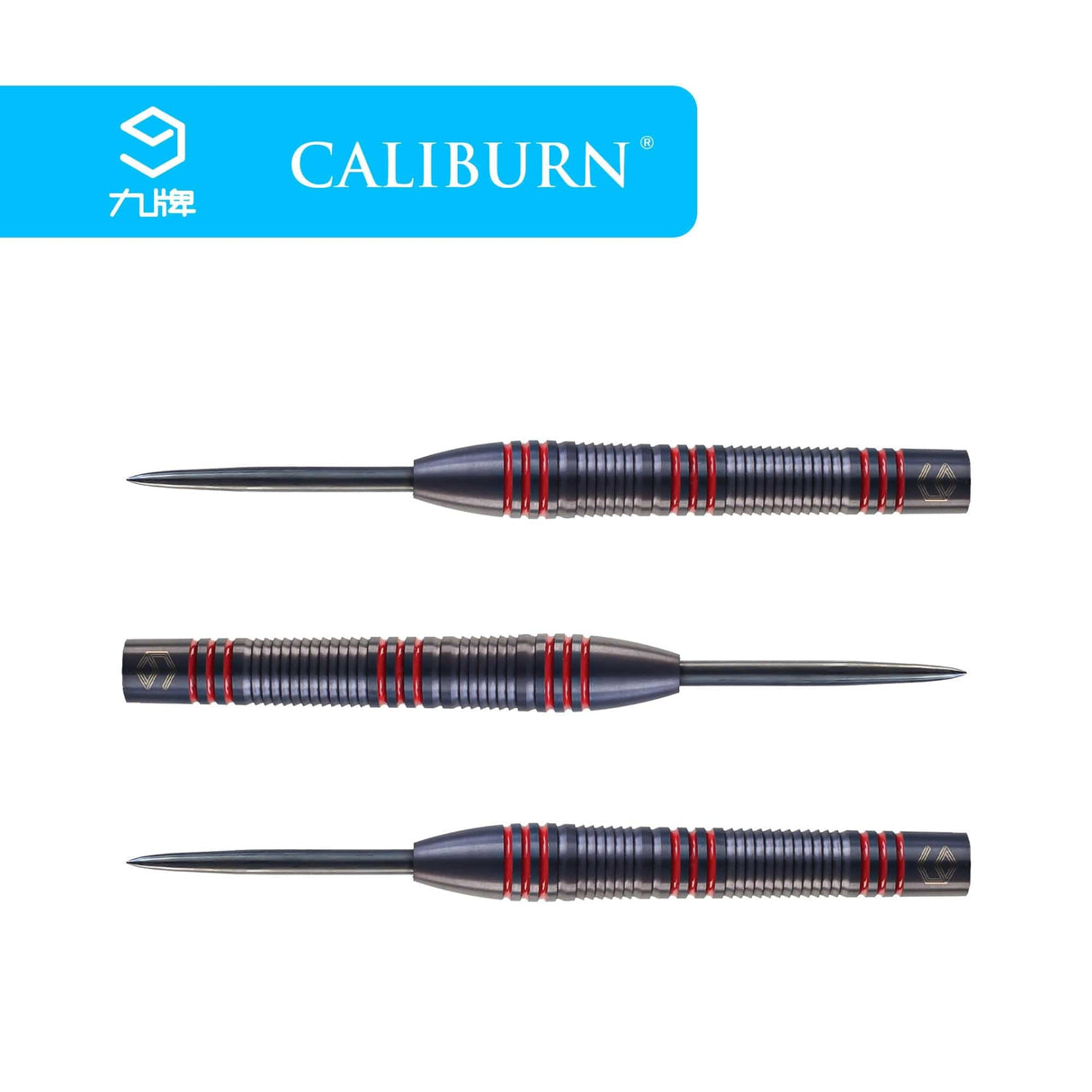 *Caliburn The Rock Darts - Steel Tip - 90% - Black & Red