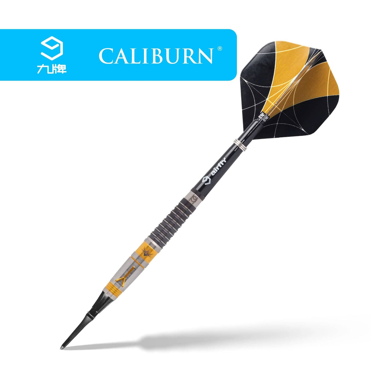 *Caliburn Y Darts - Soft Tip - 90% - Black & Gold - 20g 20g