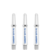 Cardiff City FC - Official Licensed - Nylon Stems - Dart Shafts with Springs - White Short