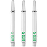 Celtic FC Nylon Shafts - Dart Stems with Springs - Celtic Football - White