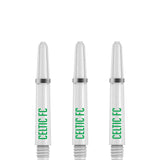 Celtic FC Nylon Shafts - Dart Stems with Springs - Celtic Football - White