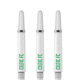 Celtic FC Nylon Shafts - Dart Stems with Springs - Celtic Football - White