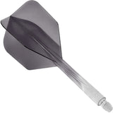 Condor AXE Gradient Dart Flights - Exclusive - Small - Clear Black Short