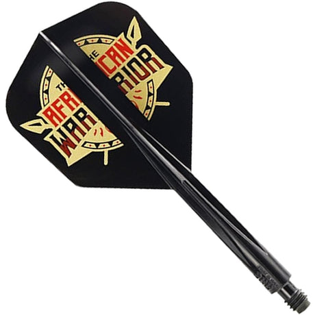 *Condor AXE Dart Flights - Devon Petersen - Small - African Warrior - Inspiration 2 - Black