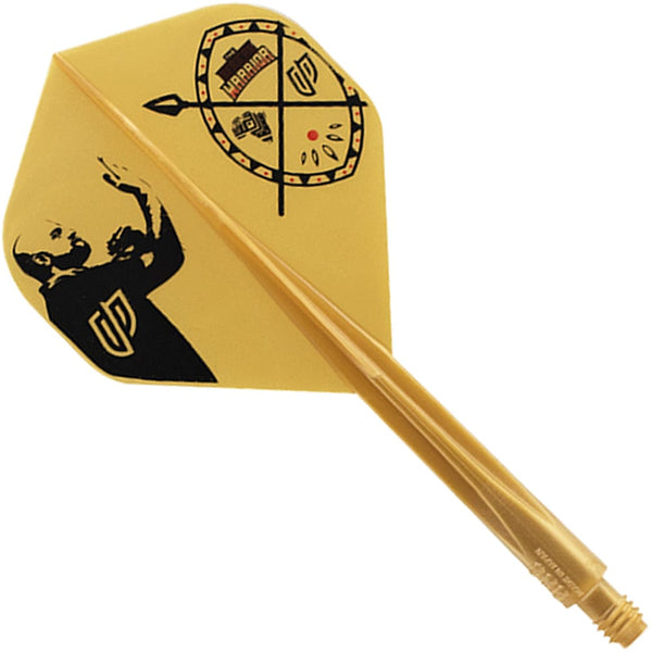 Condor AXE Dart Flights - Devon Petersen - Standard - African Warrior - Inspiration 4 - Gold