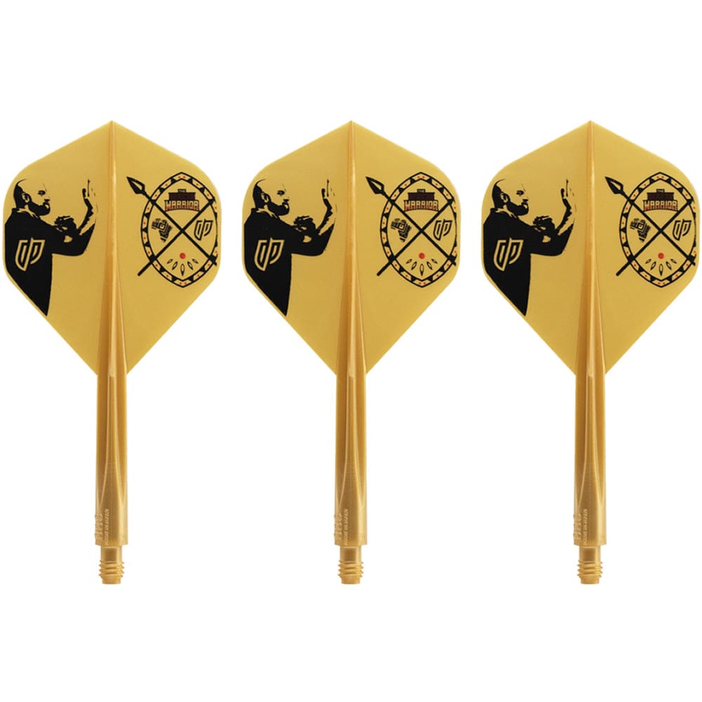 Condor AXE Dart Flights - Devon Petersen - Standard - African Warrior - Inspiration 4 - Gold