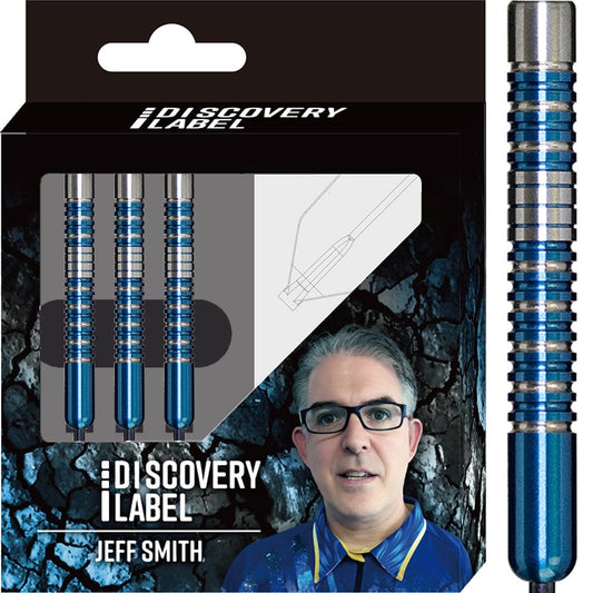 Cosmo Darts - Discovery Label - Steel Tip - Jeff Smith - Blue - 21g 21g