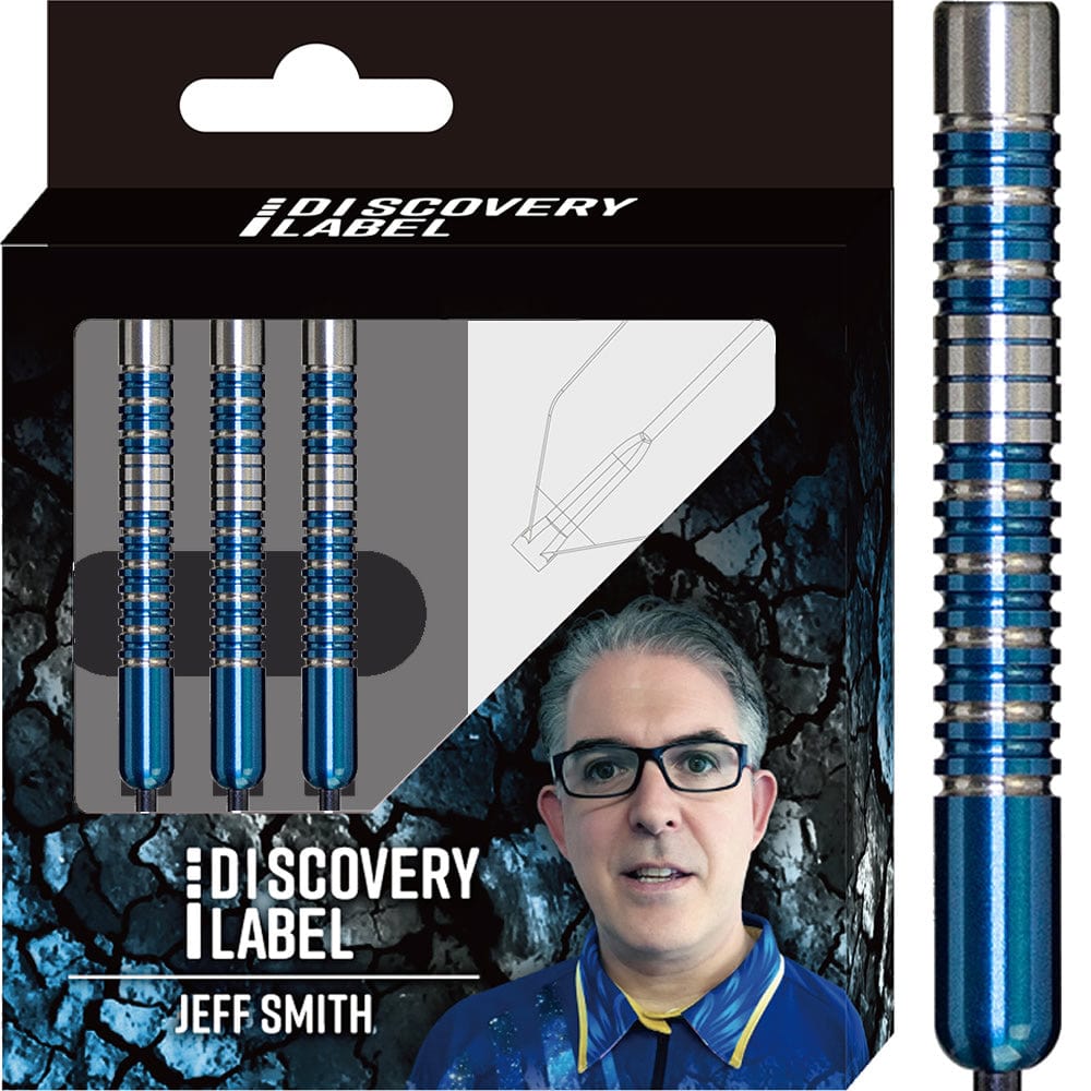 Cosmo Darts - Discovery Label - Steel Tip - Jeff Smith - Blue - 21g 21g