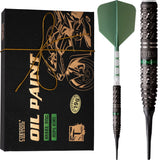 Cuesoul Motorcycle Darts - Soft Tip Tungsten - Brake Disc - Hope Ring - Green 19g