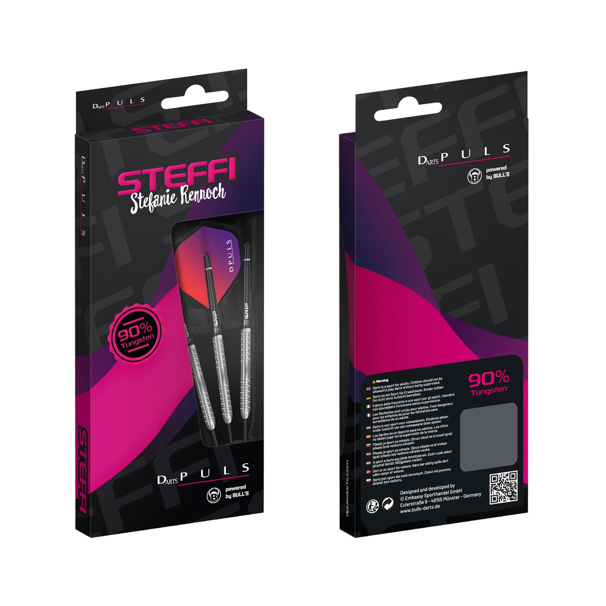 DPuls Steffi Darts - Steel Tip - 90% Tungsten - Stefanie Rennoch 23g