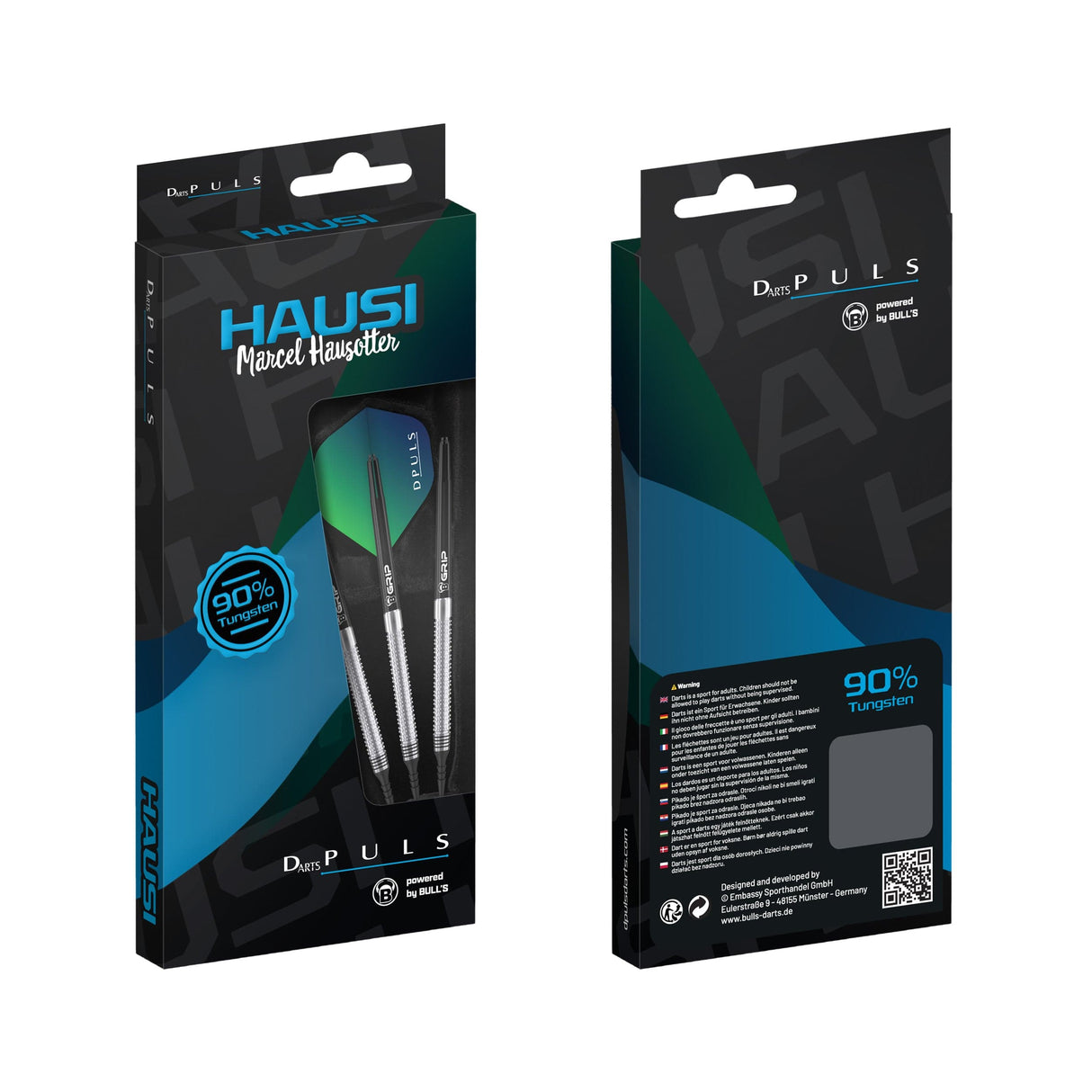 DPuls Hausi Darts - Soft Tip - 90% Tungsten - Marcel Hausotter 20g