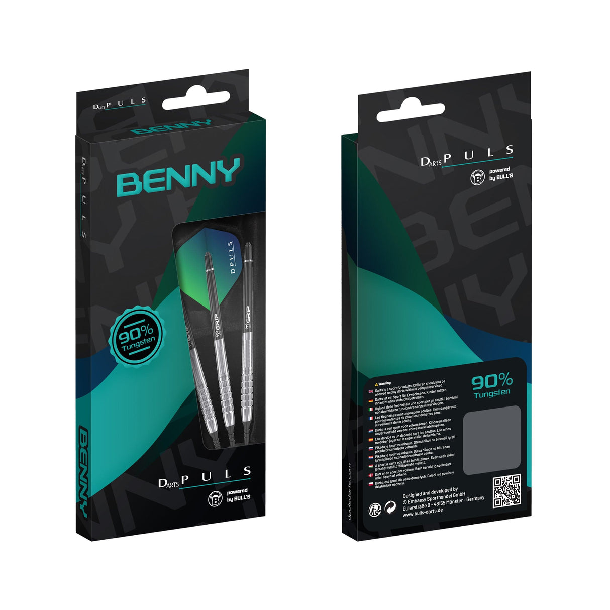 DPuls Benny Darts - Soft Tip - 90% Tungsten 20g