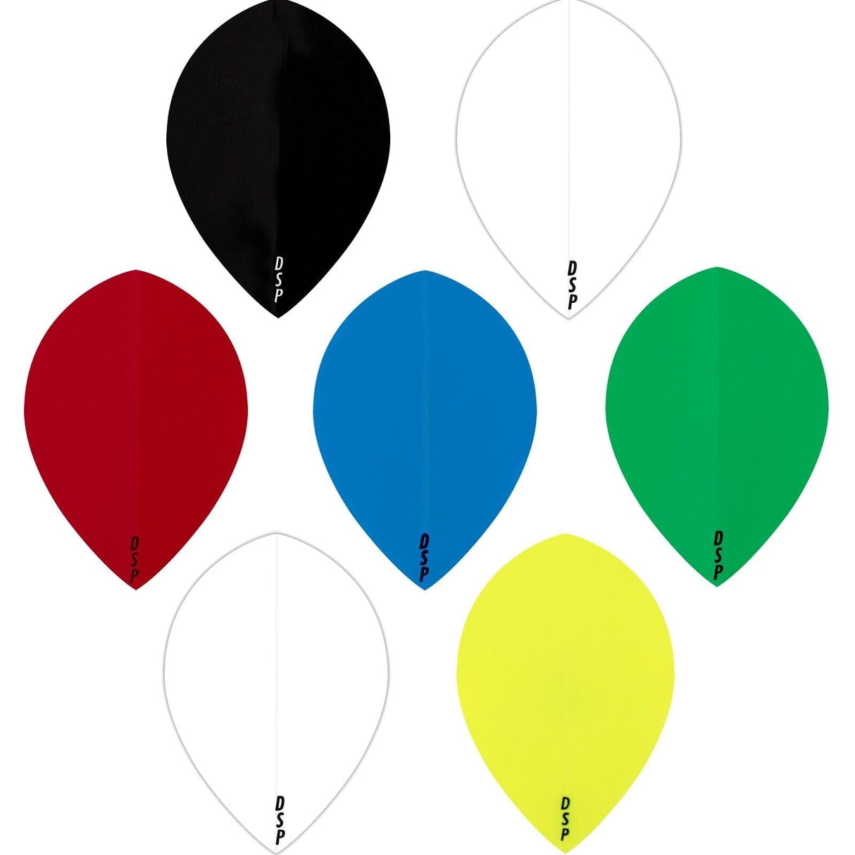 *Dart Flights - Poly Plain Original - Pear