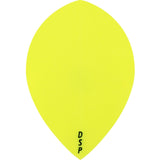 *Dart Flights - Poly Plain Original - Pear Yellow