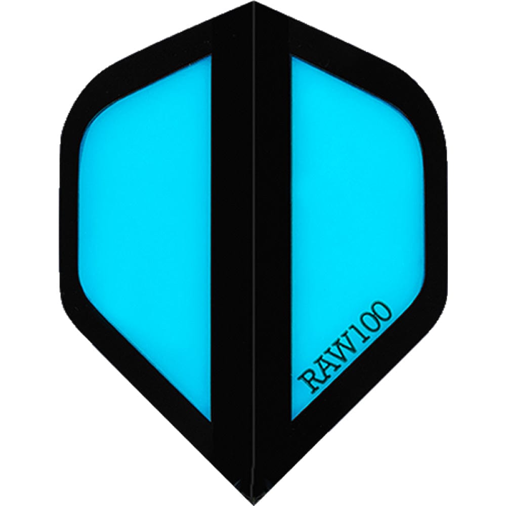 *Dart Flights - Raw 100 - 100 Micron - Std - Zone Blue