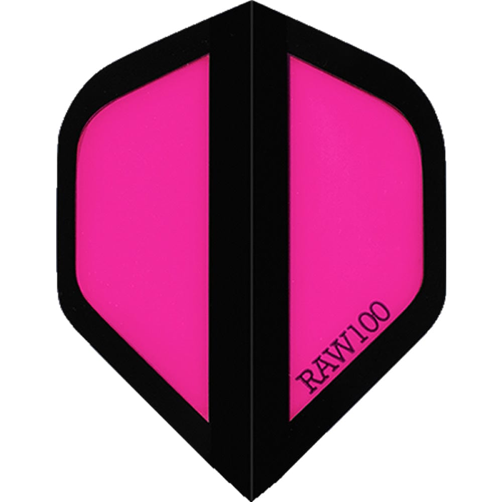 *Dart Flights - Raw 100 - 100 Micron - Std - Zone Pink