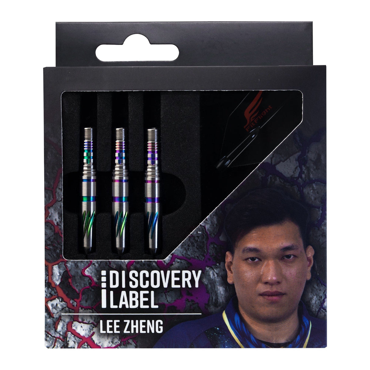 Cosmo Discovery Label Darts - Steel Tip - 90% Tungsten - Lee Zheng - 22g PERS