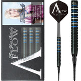 *Dynasty - A Flow - Soft Tip Darts - Black Line - Fallon Sherrock - Blue Ring - Fallon 4S - 19g 19g