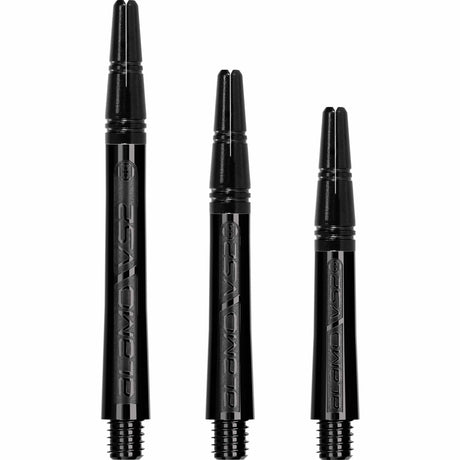 Harrows Alamo VS2 Dart Shafts - Polycarbonate - Black Aluminium Top - Black