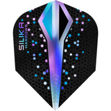 Harrows Silika Dart Flights - Tough Crystaline Coated - Std - No6 - Colourshift Silver