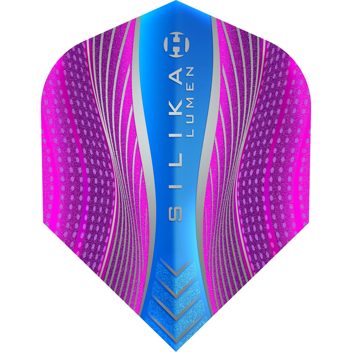 Harrows Silika Dart Flights - Tough Crystaline Coated - Std - No6 - Lumen Pink