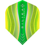 Harrows Silika Dart Flights - Tough Crystaline Coated - Std - No6 - Lumen Yellow
