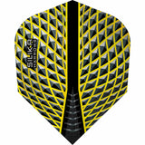 Harrows Silika Dart Flights - Tough Crystaline Coated - Std - No6 Yellow