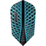 Harrows Silika Dart Flights - Tough Crystaline Coated - Slim Aqua Blue