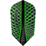 Harrows Silika Dart Flights - Tough Crystaline Coated - Slim Green