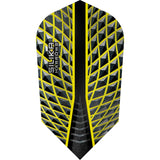 Harrows Silika Dart Flights - Tough Crystaline Coated - Slim Yellow