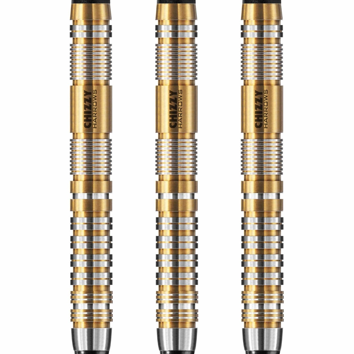 Harrows Chizzy v2 Darts - Soft Tip - 90% - Dave Chisnall - Gold Titanium 18g