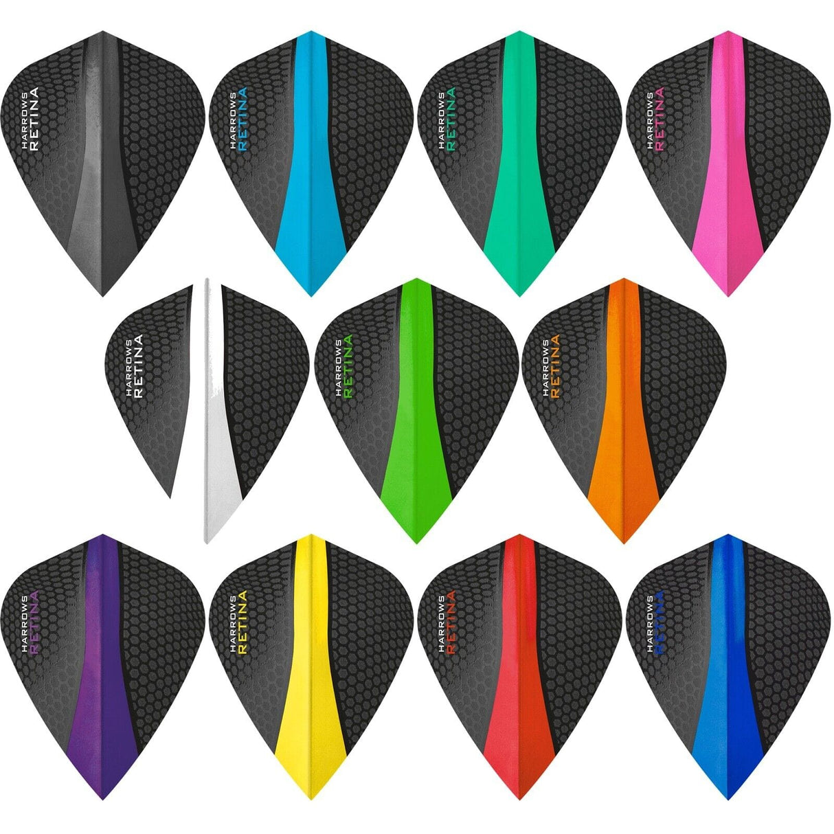 *Harrows Retina Dart Flights - Kite Shape
