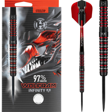 Harrows Wolfram Infinity Darts - Steel Tip Tungsten 21g