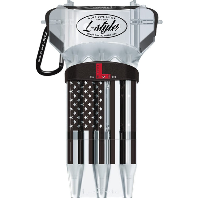 L-Style - Krystal One - Dart Case - American Flag v4 - Clear