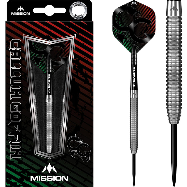 *Mission Callum Goffin Darts - Steel Tip - 90% - Micro Grip 22g