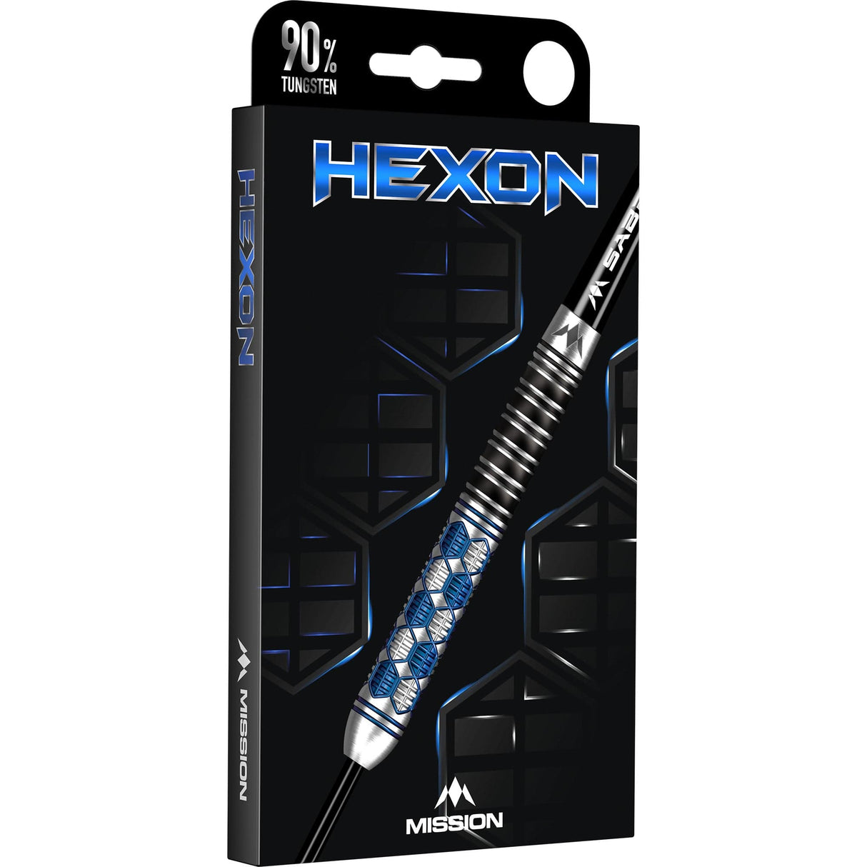 Mission Hexon Darts - Steel Tip - 90% - Blue PVD